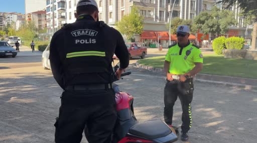 Elazığ’da Egzoz Bozuk Motosiklete 21 Bin Lira Ceza