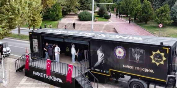 İnönü Üniversitesi’nde Narko Tır Öğrencilerle Buluştu