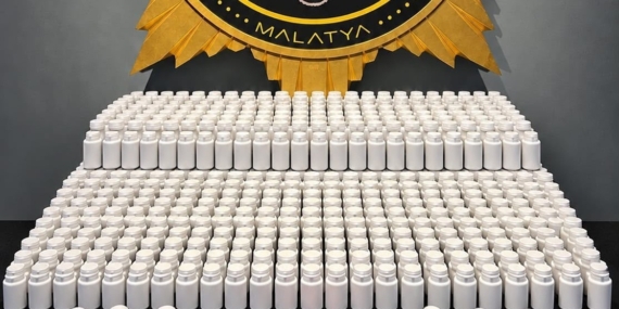 Malatya’da 46 Bin 189 Sentetik Ecza Hapı Ele Geçirildi