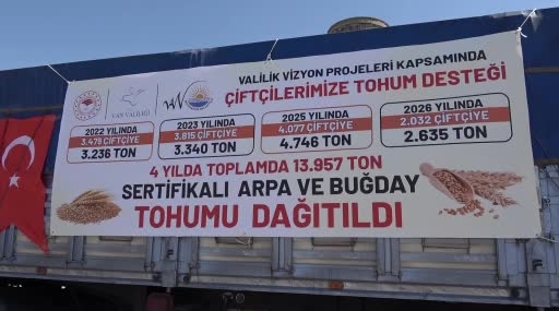Van’da Çiftçilere 4 Yıl İçinde 750 Milyon Liralık Tohum Desteği Sağlandı