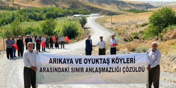 Arıkaya ve Oyuktaş Köyleri Arasındaki Yıllardır Süren Sınır Anlaşmazlığı Çözüldü