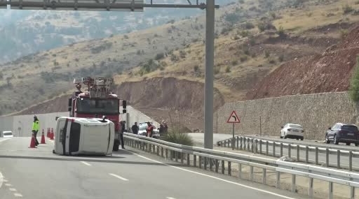 Batman’da Takla Atan Otomobilden Güvenle Kurtulan Sürücü