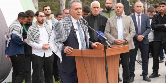 İnönü Üniversitesinde Filistin’e Dayanışma Göstergeleri