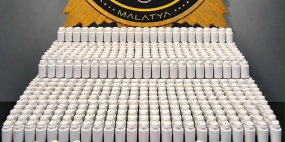 Malatya’da 44 Bin 616 Sentetik Ecza Hapı Ele Geçirildi