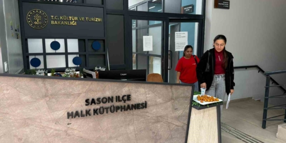 Sason’da Öğrencilere Kütüphane İkramıyla Motivasyonunu Arttırıyor