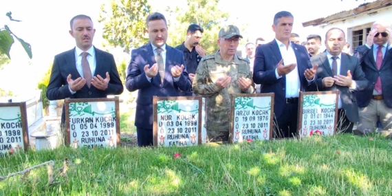 Van Depreminde Hayatını Kaybedenler İçin Anma Töreni