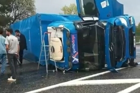 Mardin’de Takla Atan Otomobilde Oluşan Hasar